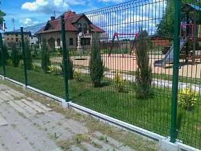 Сетка из 3Д панелей Фенсис зеленая купить Москва